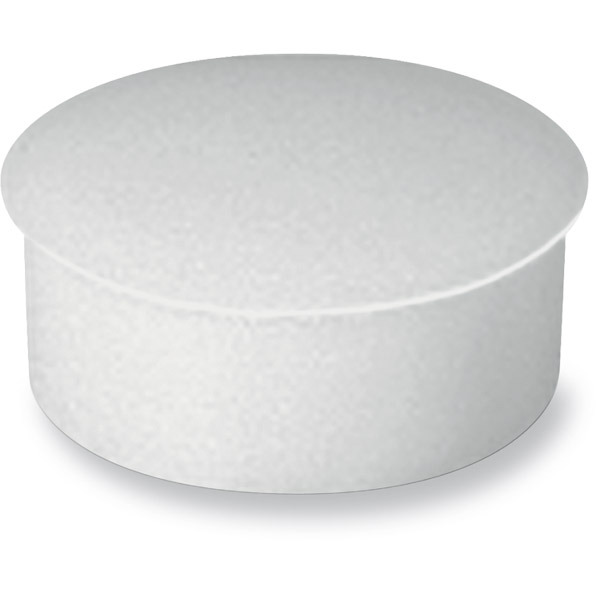 LYRECO WHITE MAGNETS 22MM (HOLD 4 SHEETS) - PACK OF 10