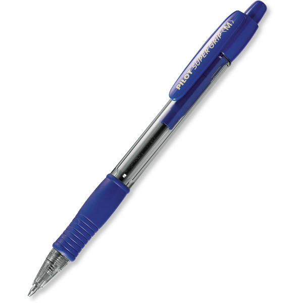 Bolígrafo retráctil PILOT Super Grip BP-Gp color azul