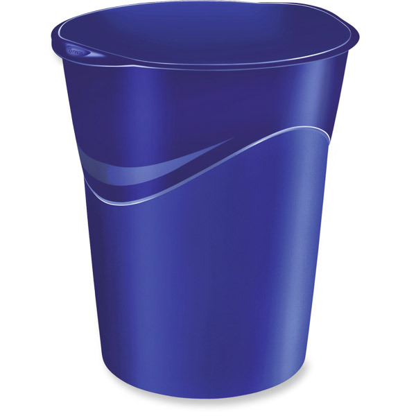 Lyreco afvalbak uit kunststof 14l blauw