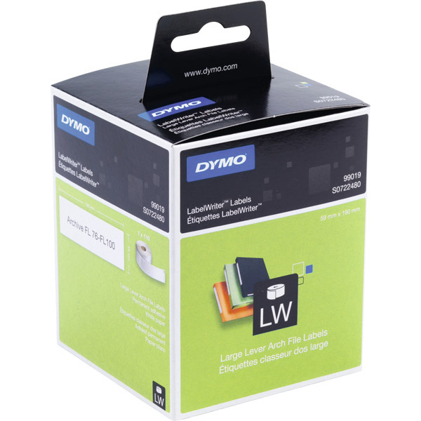 DYMO LABEL ROLL FOR LABELWRITER 109 X 59 MM - PACK OF 110 LABELS