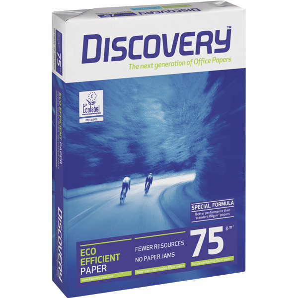 Discovery ecological white paper A3 75g - 1 box = 5 reams of 500 sheets