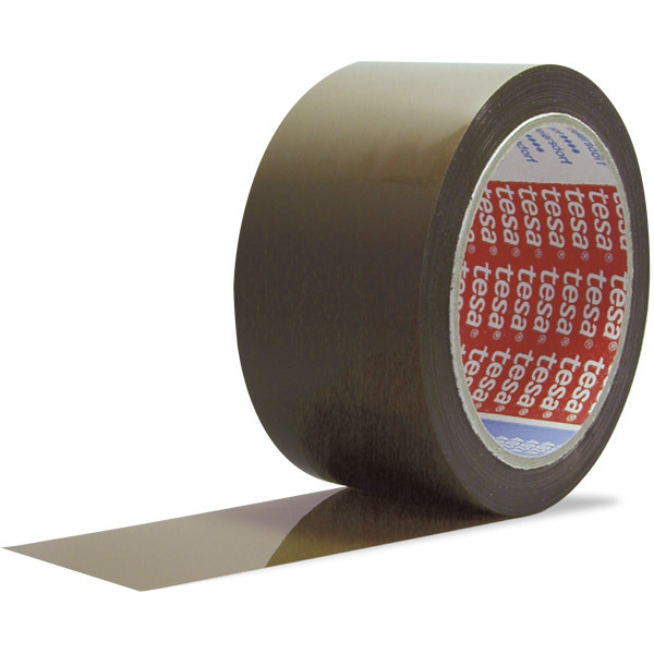 Baliaca páska tesa® hi-tack, hnedá, 50 mm x 66 m, hrúbka 52 µm