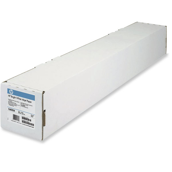 HP BRIGHT WHITE INKJET PAPER ROLL C6035A 90G 610MM X 45M