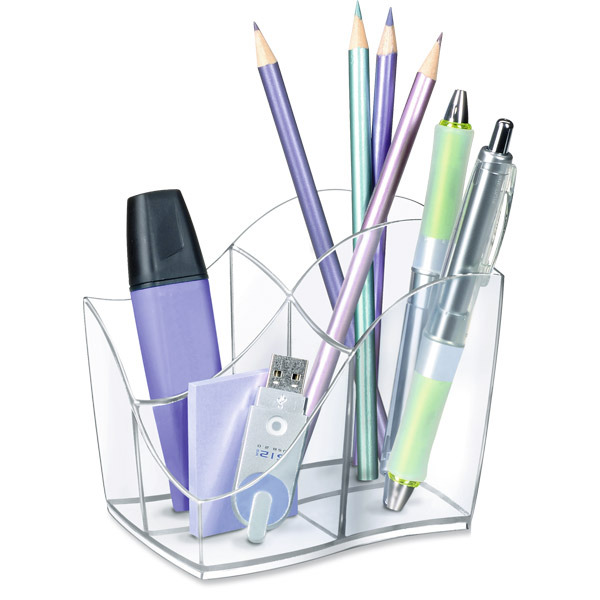 CEP ISIS PENCIL CUP 4 COMPARTMENTS CRYSTAL