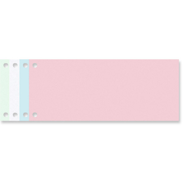 EXACOMPTA ASSORTED COLOUR 240 X 105MM HORIZONTAL CARD DIVIDERS - PACK OF 100