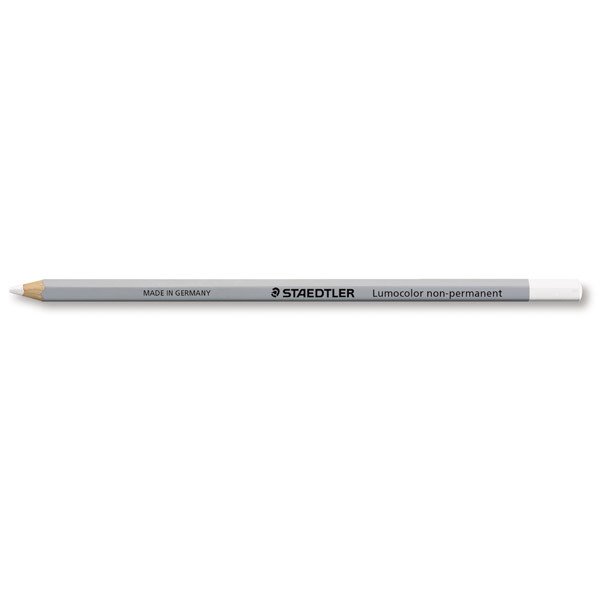 Staedtler Lumocolor Omnichrom crayon blanc - boîte de 12