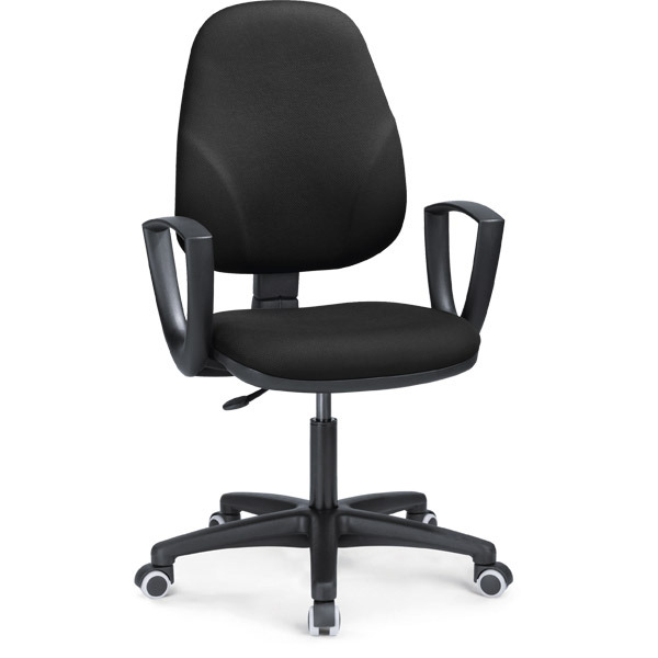 Fauteuil de bureau Prosedia Baseline - contact permanent - tissu - noir