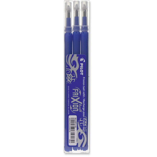 Pilot Frixion refill for roller blue - pack of 3