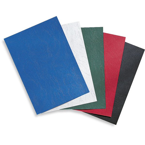 PAVO LEATHER GRAIN COVERS A4 BLUE - BOX OF 100