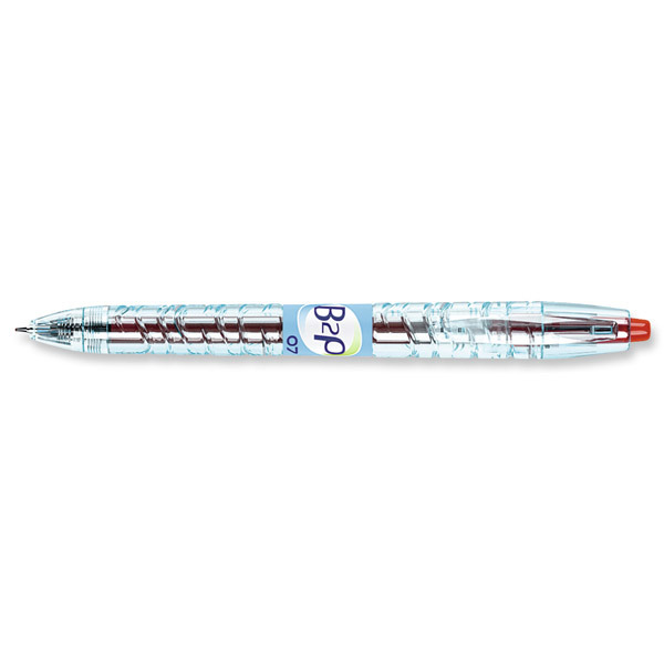 Pilot BeGreen B2P Gel Rollerball Pen 0.7mm Red - Pack Of 10