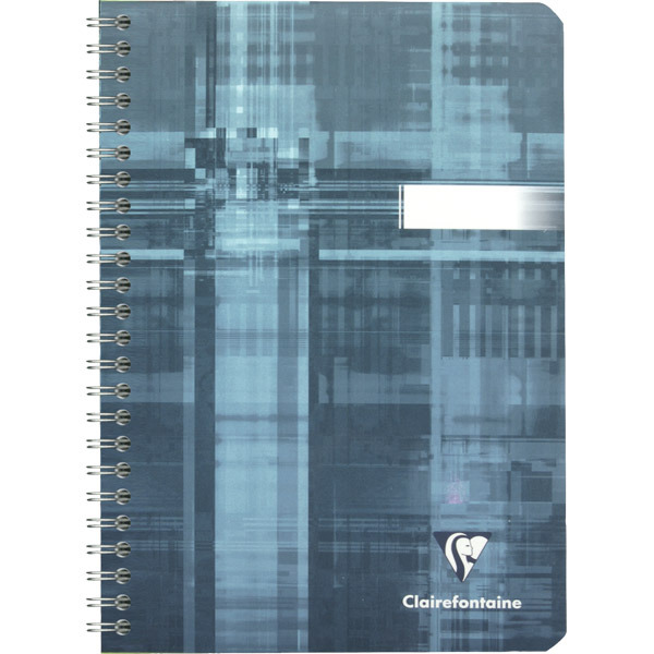 CAHIER CLAIREFONTAINE METRIC SPIRALE A5 180 PAGES - LIGNÉ 8MM