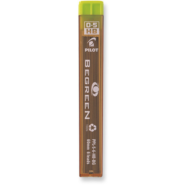 Pilot Begreen Pencil Leads Hb 0.5Mm - Tube Of 12 Leads