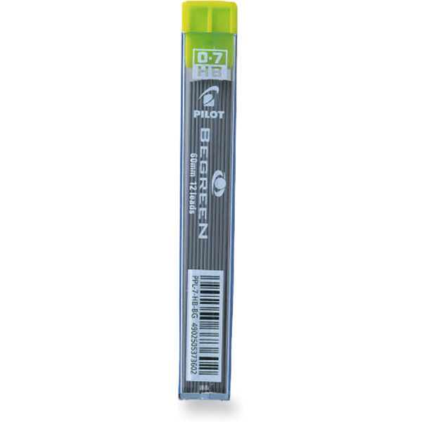 Pilot BeGreen Pencil Leads HB 0.7mm - Tube of 12 Leads