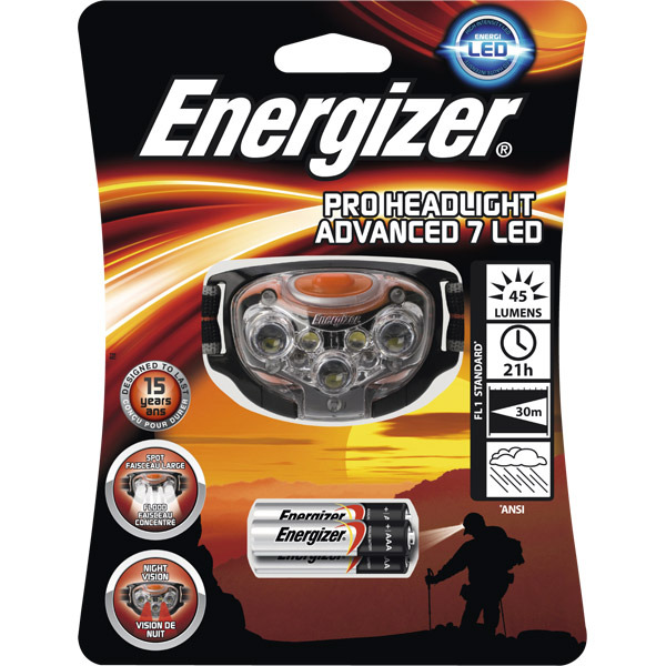 Energizer Advanced headlight with 7 LED