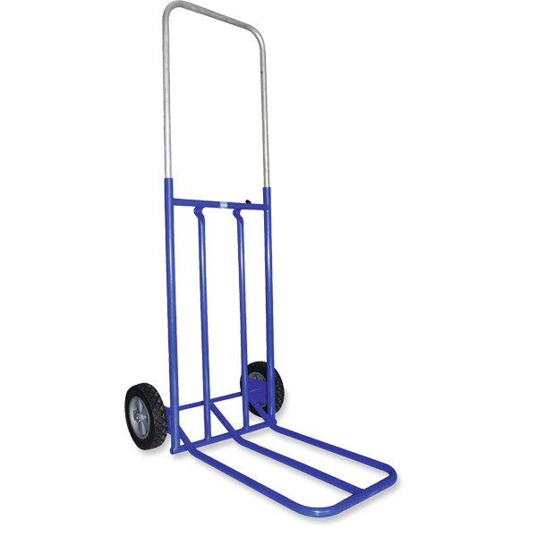 Safetool chariot pliable capacité jusqu'à 80kg bleu