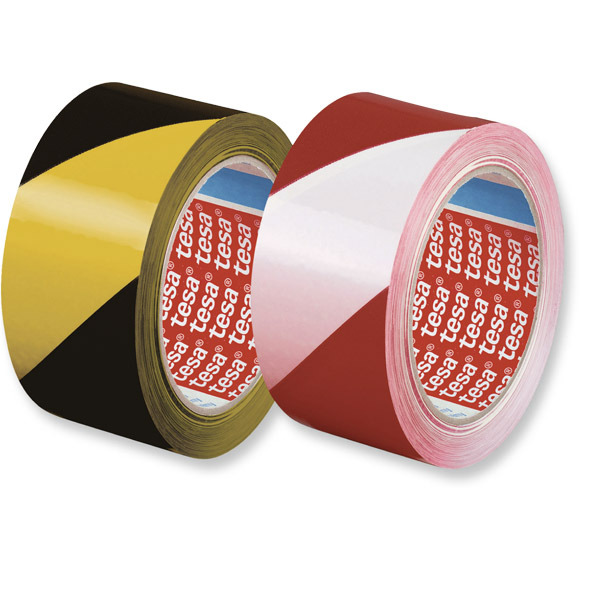 Tesa Signal/Marking & Barrier Tape 50mm X 66M Red/White