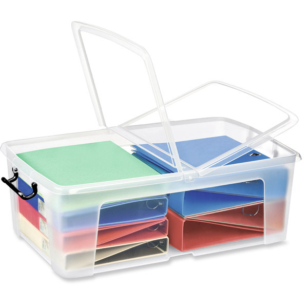 CEP STRATA SMART STOREMASTER BOX AND LID CLEAR - 50L