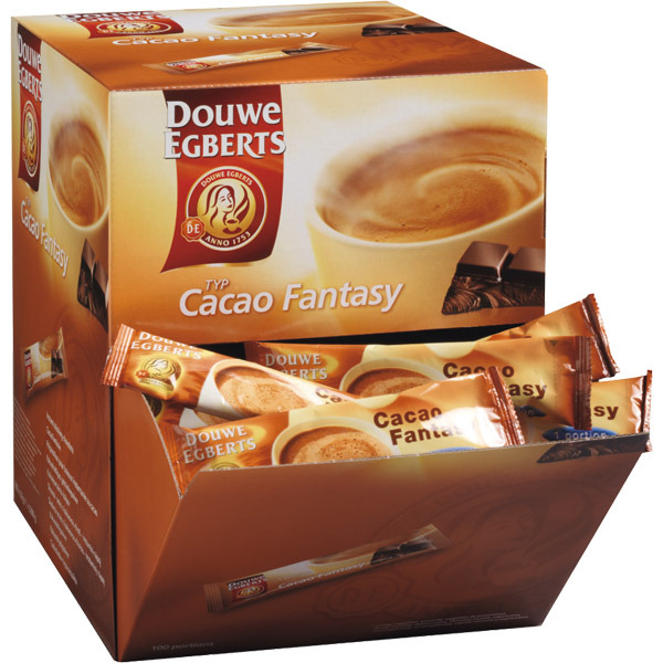 Chocolat chaud Douwe Egberts - boîte distributrice de 100 sticks