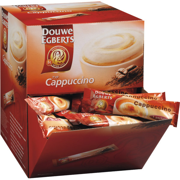 Cappuccino Douwe Egberts - boîte distributrice de 80 sticks