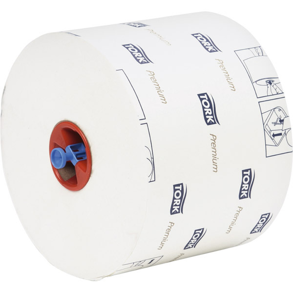 TORK COMPACT TOILET ROLL 2-PLY WHITE 100M T6 - PACK OF 27 ROLLS