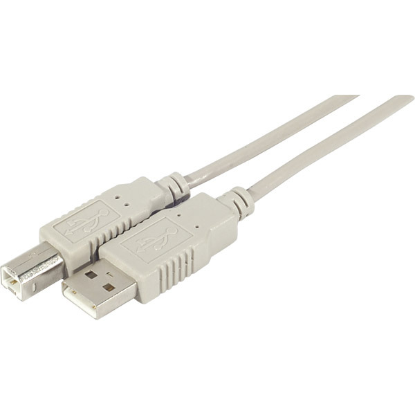 Cabo extensão USB 2.0 A-M/B-M de 1,8 metros