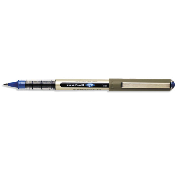 uni-ball UB-157, Eye Fine liquid ink Rollerball Pen, Blue Ink. Box of 12