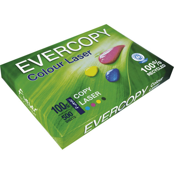 Evercopy Colour Laser recycled paper A3 100g - pack of 500 sheets