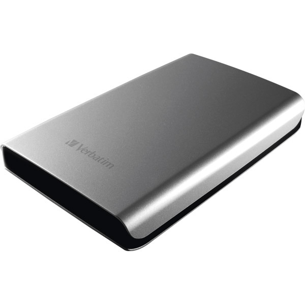 Festplatte Verbatim Store n Go Portable, extern, USB, 6,35cm, 1 TB, silber