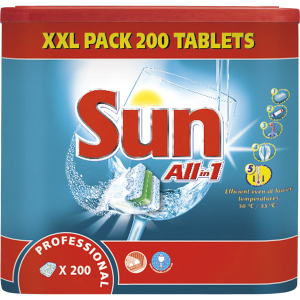 Sun All-in-One Dishwasher tablets - pack of 200