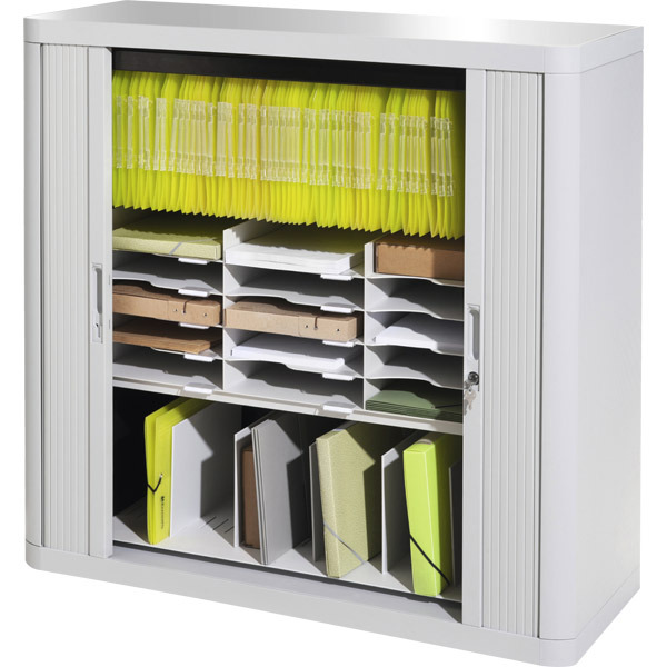 Paperflow armoire à rideaux 110x104,5x41,5cm gris