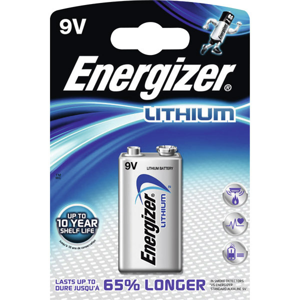 Energizer® Ultimate Lithium™ litium paristo 9V LR61