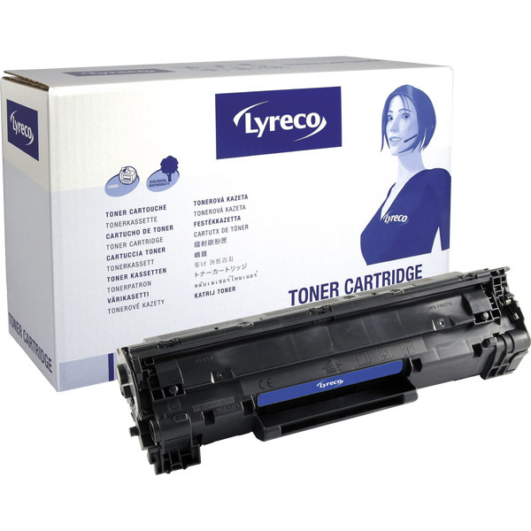 Lyreco cartouche laser compatible HP CE285A noire [1.600 pages]