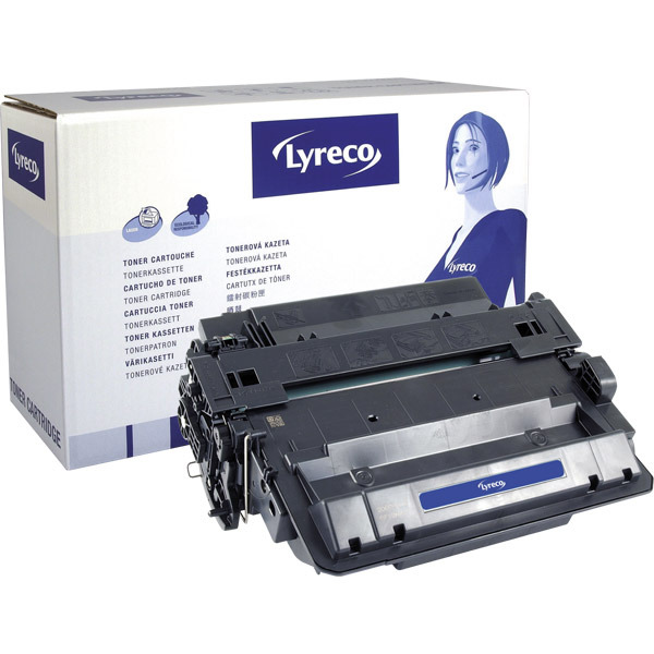 Lyreco cartouche laser compatible HP CE255X noire HC [12.500 pages]