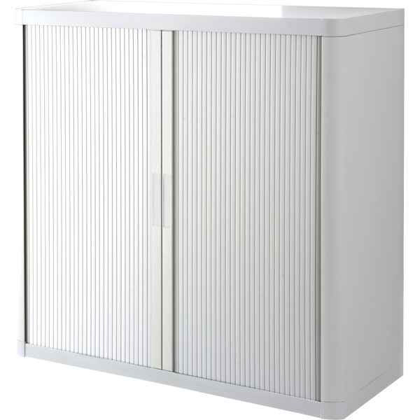 PAPERFLOW EASYOFFICE TAMBOUR CUPBOARD 1,000MM WHITE