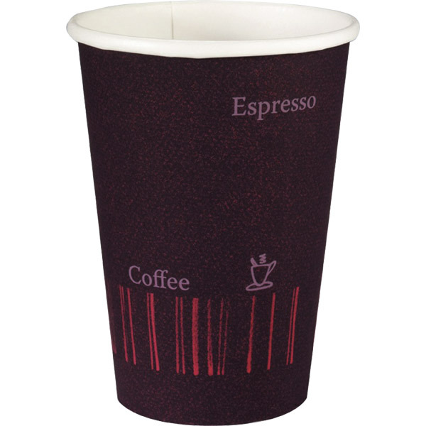 Quick Cups Brown Paper Coffee Cup 240ml - Pack of 50