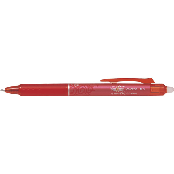 Pilot Frixion Clicker retractable gel roller 0,5mm red
