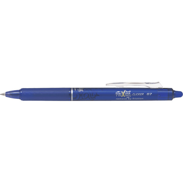 Bolígrafo borrable PILOT FRIXION CLICKER punta de bola 0,7mm  color azul