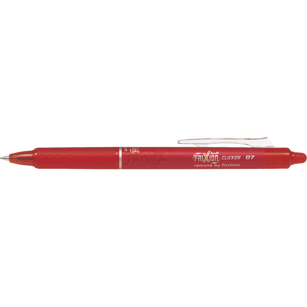 Pilot Frixion Clicker retractable gel roller 0,7mm red
