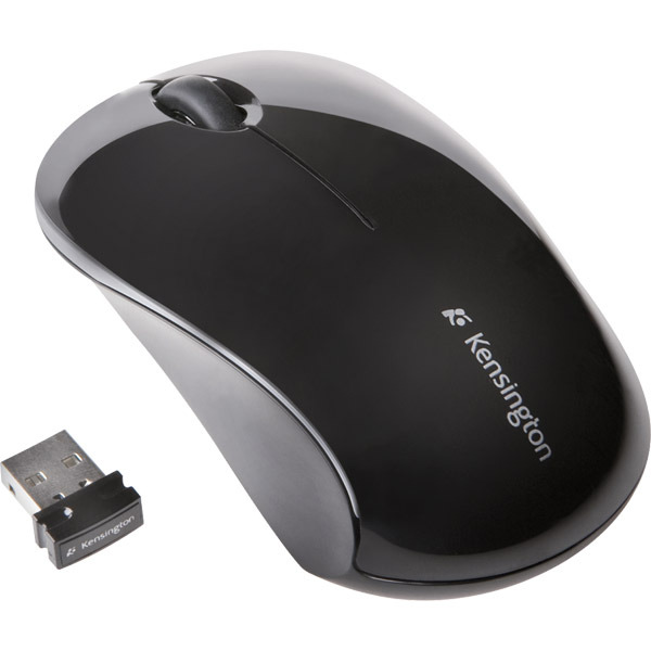 Kensington Value computer mouse optical black - wireless