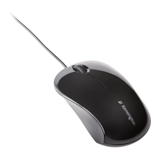 Kensington Value computer mouse optical black - wired
