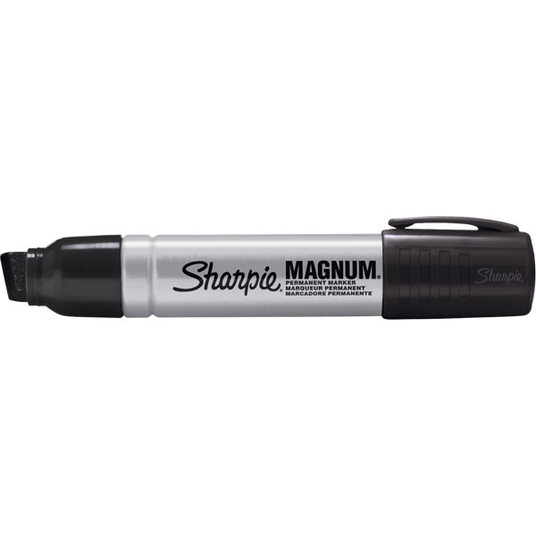 Marker SHARPIE Metal Barrel Magnum, ścięta końcówka, czarny