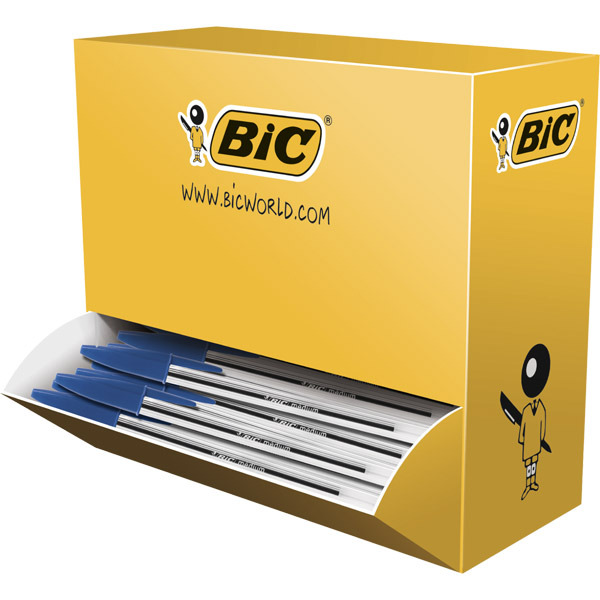 Bic Value Pack 90+10 gratuit Bic Cristal stylo à bille moyenne bleu