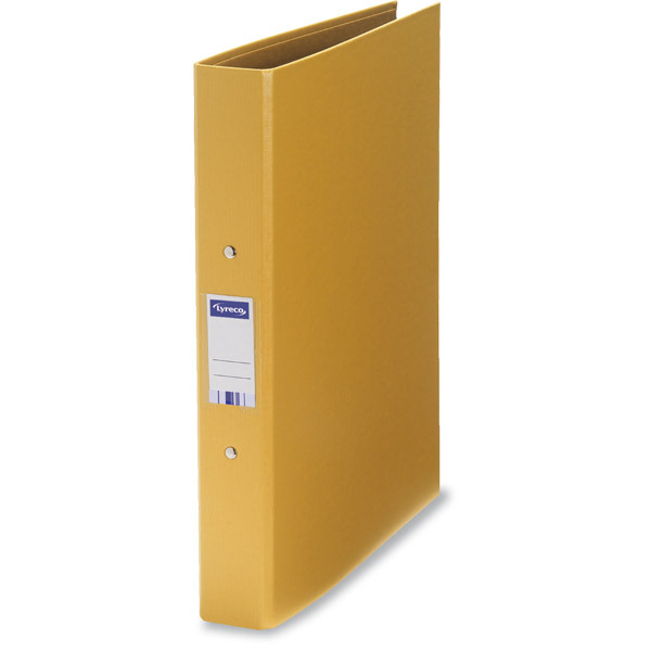 LYRECO YELLOW A4 2 O-RING BINDER 40MM
