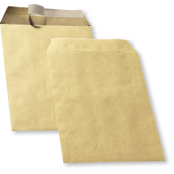 Lyreco Manilla C4 Peel And Seal Plain Envelopes 90Gsm - Box Of 250