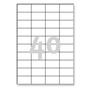 Etykiety uniwersalne AVERY ZWECKFORM 52,5x29,7 mm, w opakowaniu 4000 etykiet
