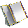 Tarifold 434109 displaysysteem metalen statief met 10 panelen in PVC 5 kleuren