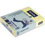 Paquete de 500 hojas de papel A4 de 80 g/m2, amarillo pastel LYRECO