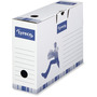 Caja archivo definitivo  blanco-azul  lomo 100mm  formato A4  LYRECO