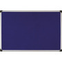Tablero de anuncios de fieltro azul BI-OFFICE. dimensiones 900 x 1.200 mm