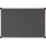 Tablero de anuncios de fieltro gris BI-OFFICE. dimensiones 900 x 1.200 mm